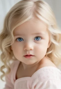 TikTik: Sorrisos com Nomes de Meninas 2024 - Bebê sorridente com fita de cetim no cabelo.