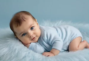Otávio - significado: Um bebê sorridente chamado Otávio.