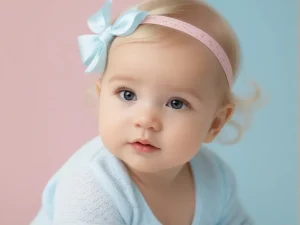 Bebê tranquilo com o nome Elisa Valentina