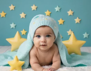 Bebê tranquilo com o nome Benicio Rafael