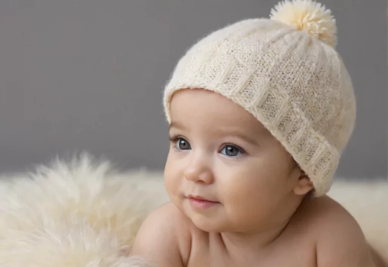 Retrato de um bebê sorridente chamado Felipe