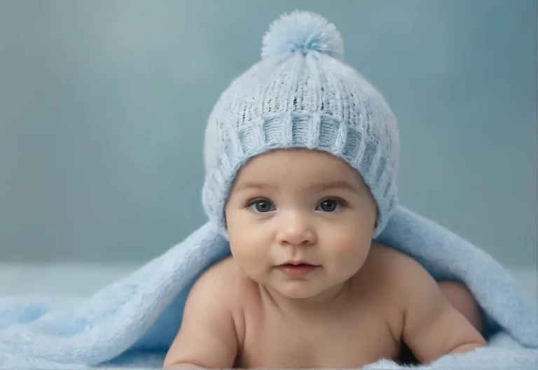 Bernardo: Força e Determinação - Retrato de um bebê com uma expressão determinada