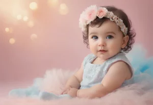 Elisa: Doçura Infinita - Bebê sorrindo com os olhos brilhantes