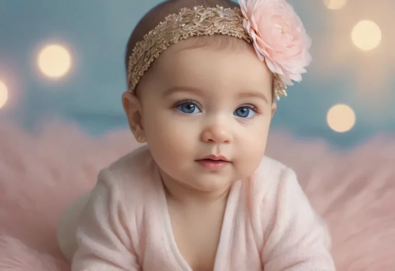 Valentina: Elegância e Charme - Bebê vestido com um traje gracioso.