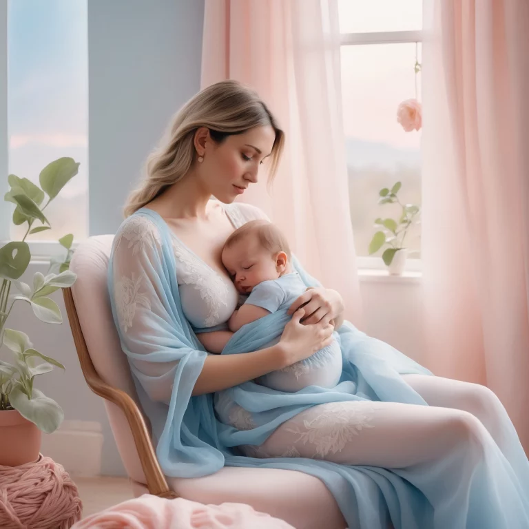 Mãe amamentando e emagrecendo rápido de maneira natural.