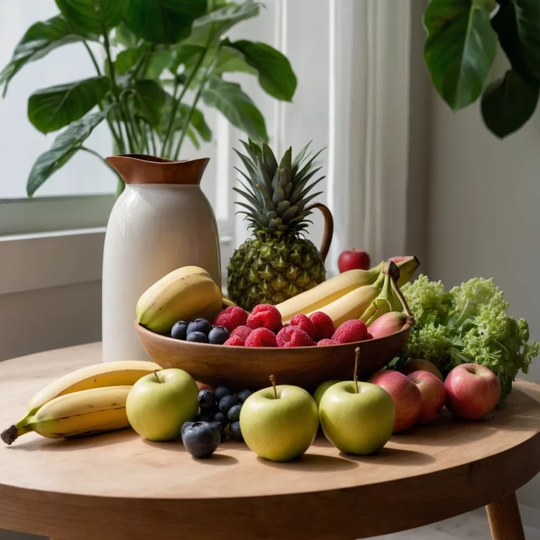 Frutas e vegetais frescos para emagrecer rápido e manter a saúde.