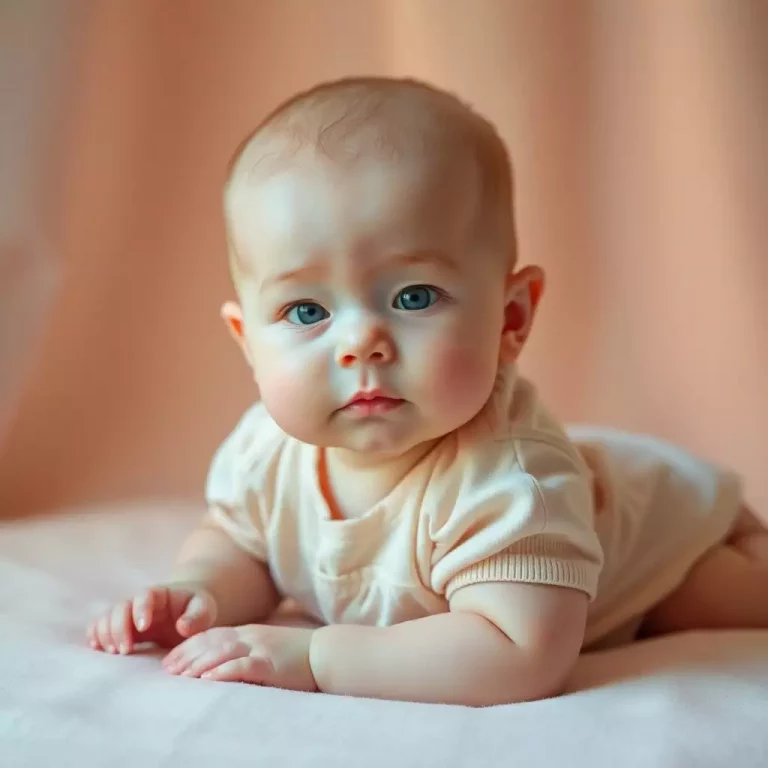 Bebê menino com uma expressão animada, simbolizando a combinação internacional do nome Ítalo.
