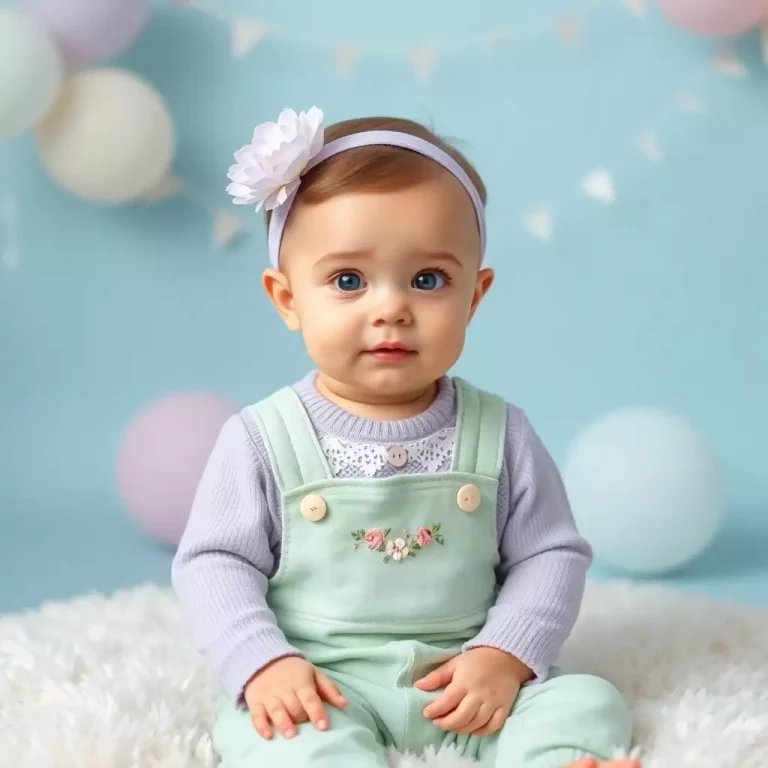 Bebê relaxado com nome Yasmin, com combinações que trazem harmonia e graça.