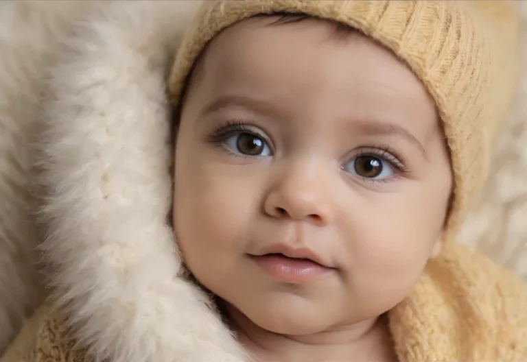 Bebê Júlio sorrindo