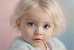 Bebê olhando curioso para a câmera, refletindo a inteligência e vivacidade do nome Taís.